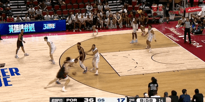 10分4板5助3帽1抢断!夏联首秀杨瀚森把数据单填满